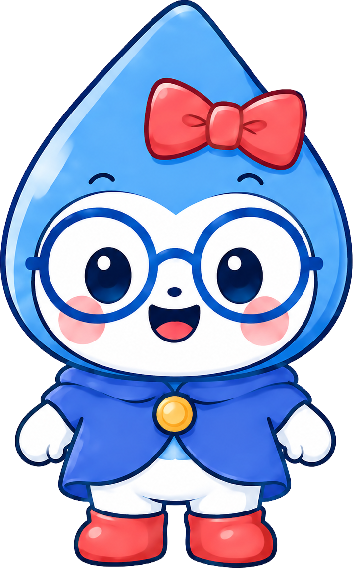 JooJi 藍色水滴學習伙伴角色